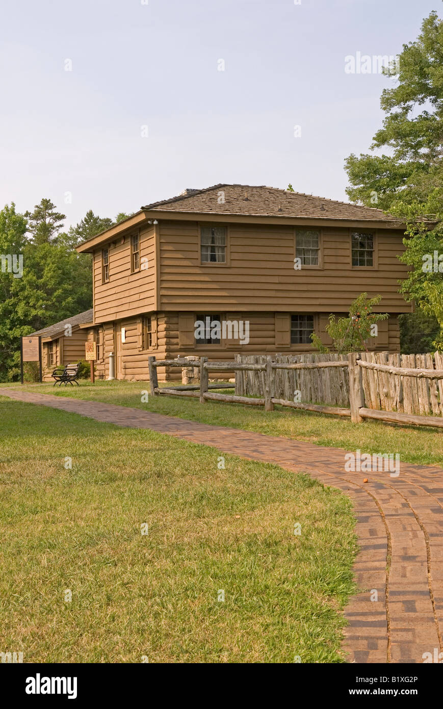 Andrew Jackson State Park Lancaster en Caroline du Sud USA Banque D'Images