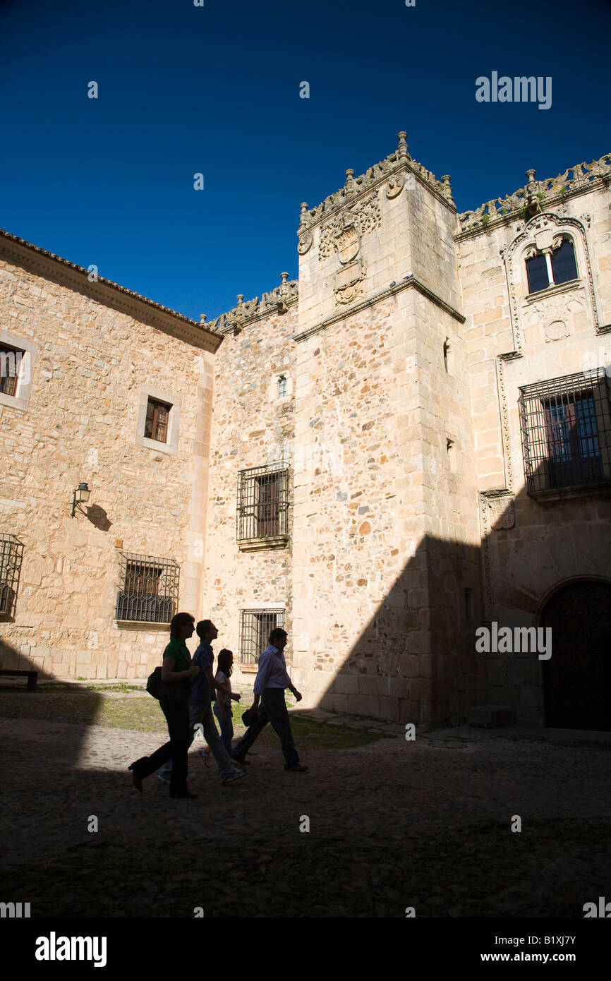 Golfines de Abajo Palace, Caceres, Espagne Banque D'Images