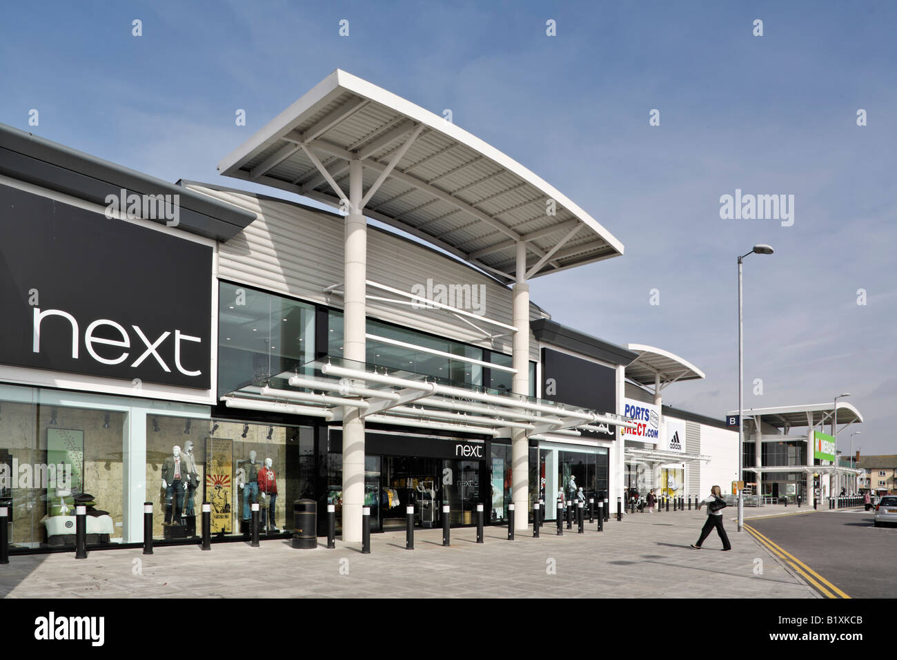 Lombardie Retail Park Hayes Middlesex Banque D'Images