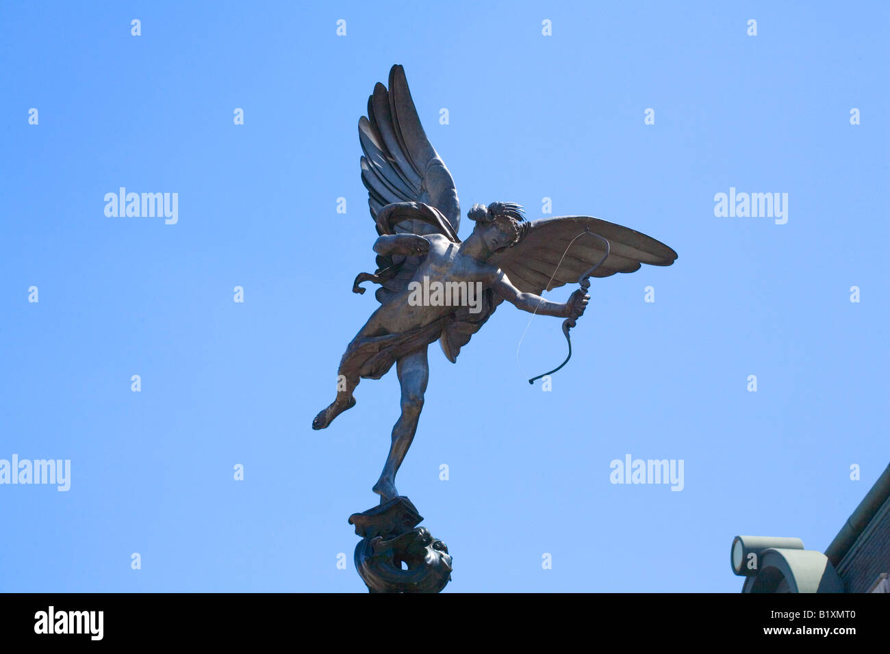 La Statue d'Eros au Piccadilly à Londres Banque D'Images