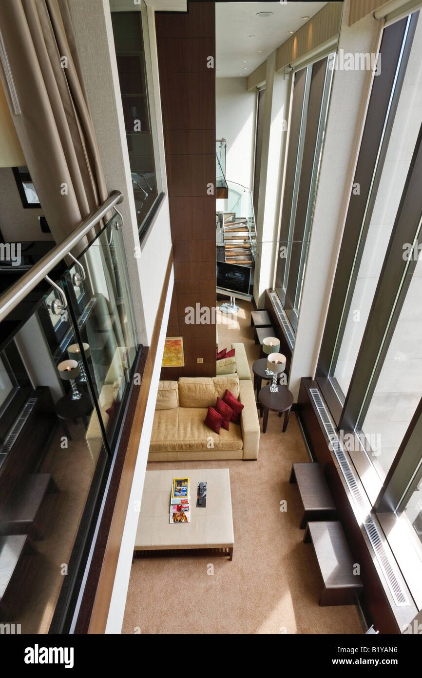 La suite de l'Intercontinental London Park Lane Hotel Banque D'Images