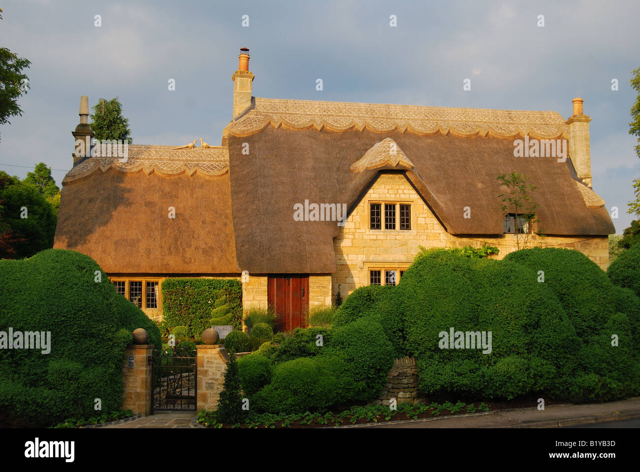 Cotswold cottage de chaume, Chipping Campden, Gloucestershire, Angleterre, Royaume-Uni Banque D'Images