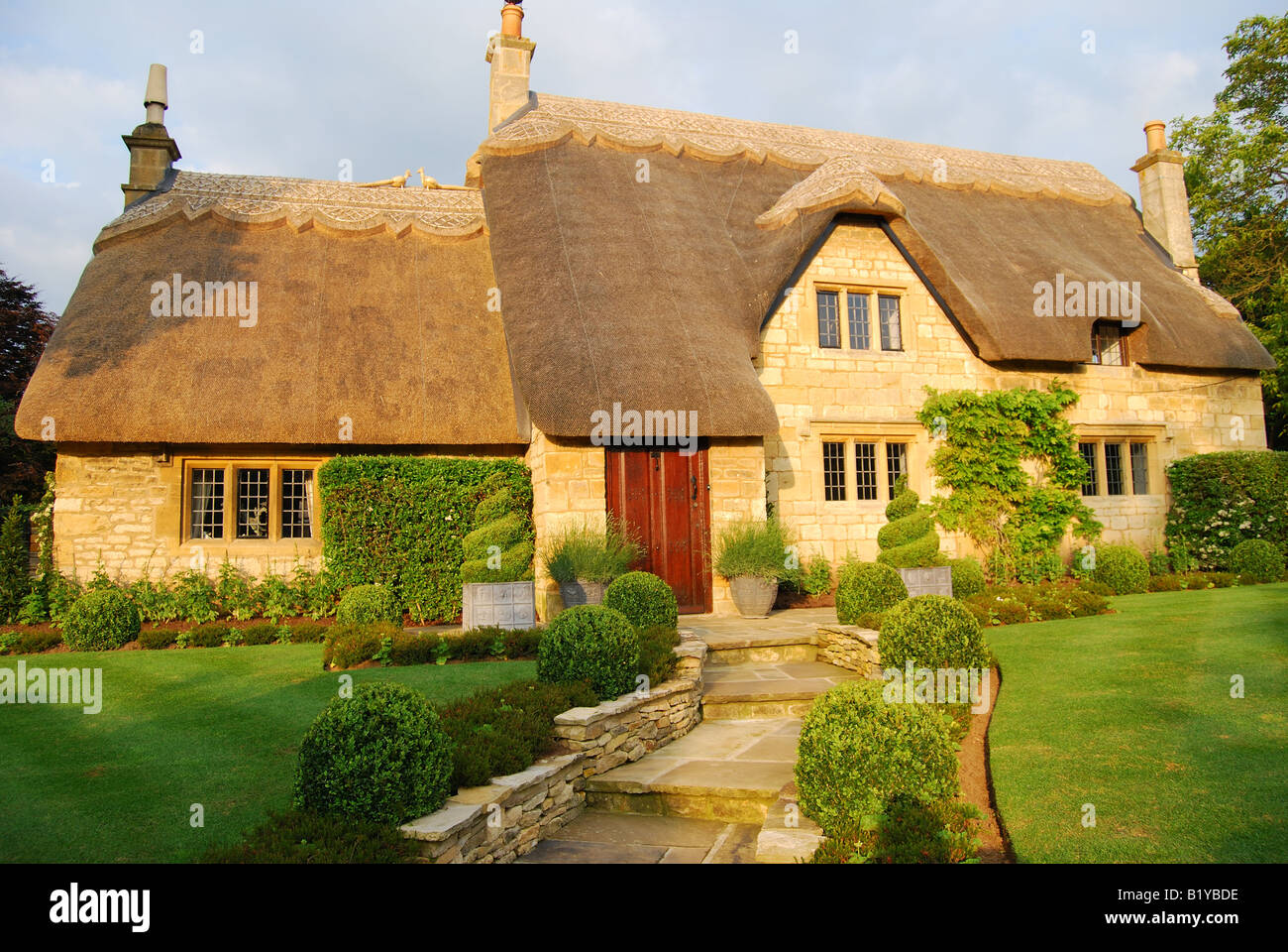 Cotswold cottage de chaume, Chipping Campden, Gloucestershire, Angleterre, Royaume-Uni Banque D'Images