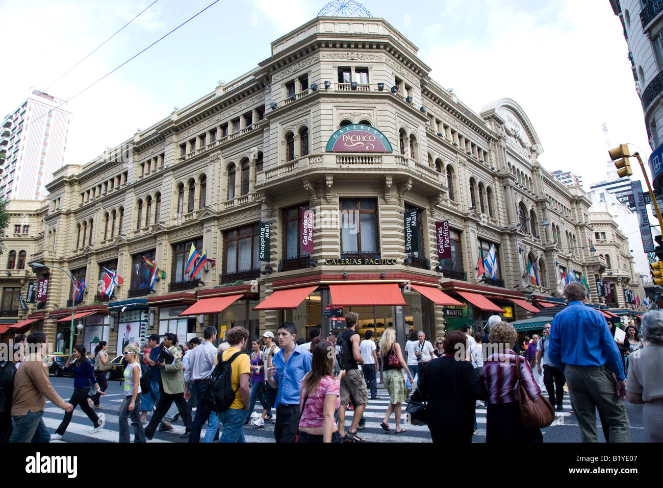 Le centre commercial Galerias Pacifico, Buenos Aires, Argentine Banque D'Images