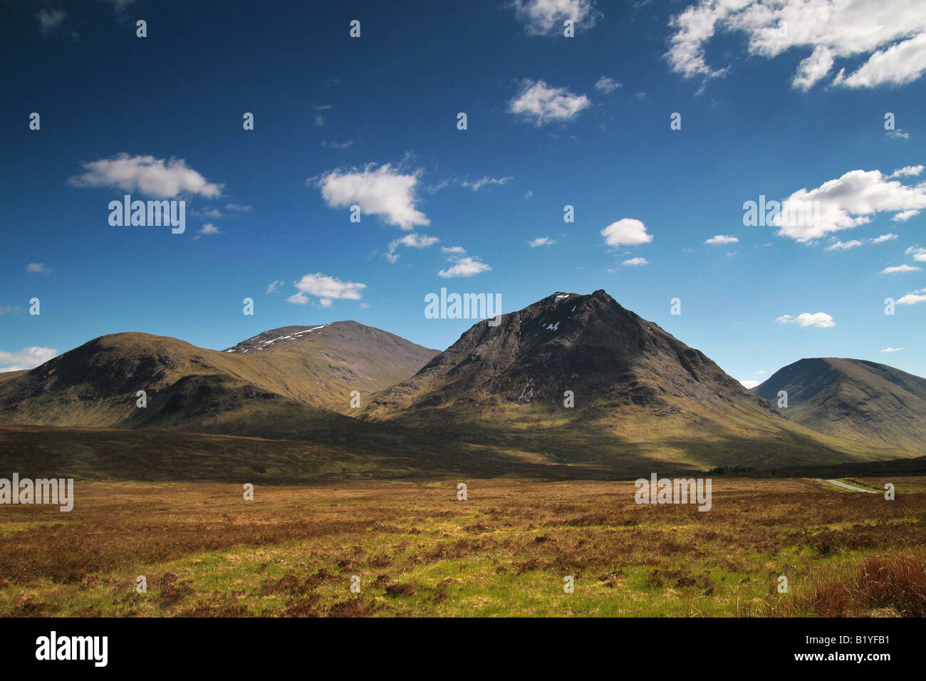 Montagne de Glen Coe en Écosse Banque D'Images
