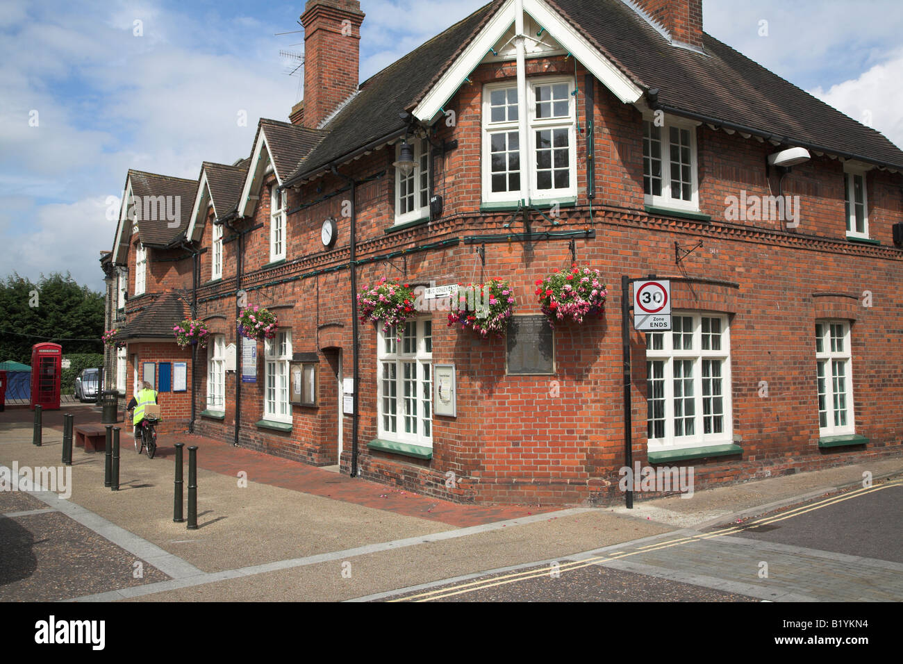 Hôtel de ville, bâtiment du Conseil de Leiston, Woodbridge, Suffolk, Angleterre Banque D'Images