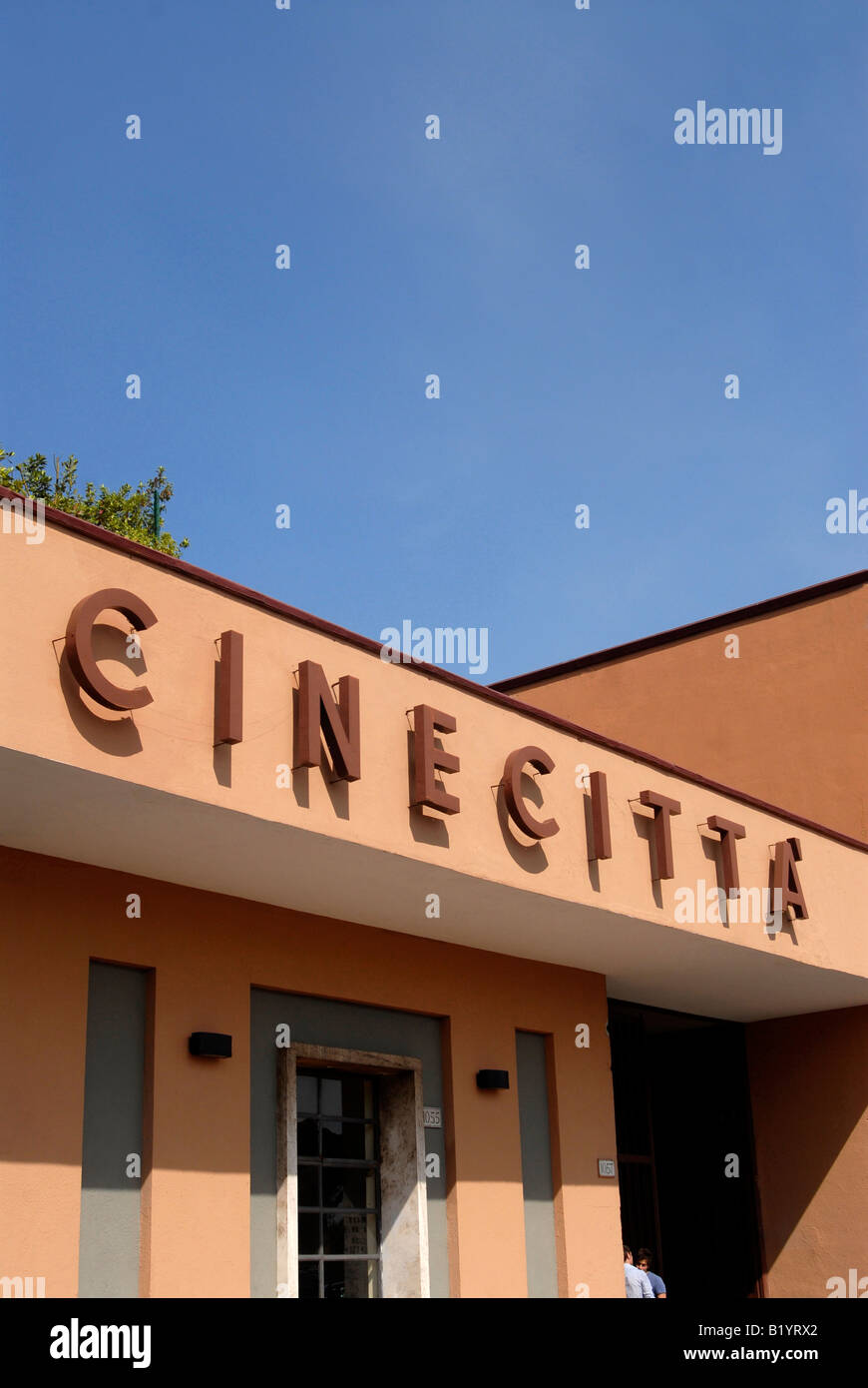 Les films studios Cinecittà, Rome, Italie Banque D'Images