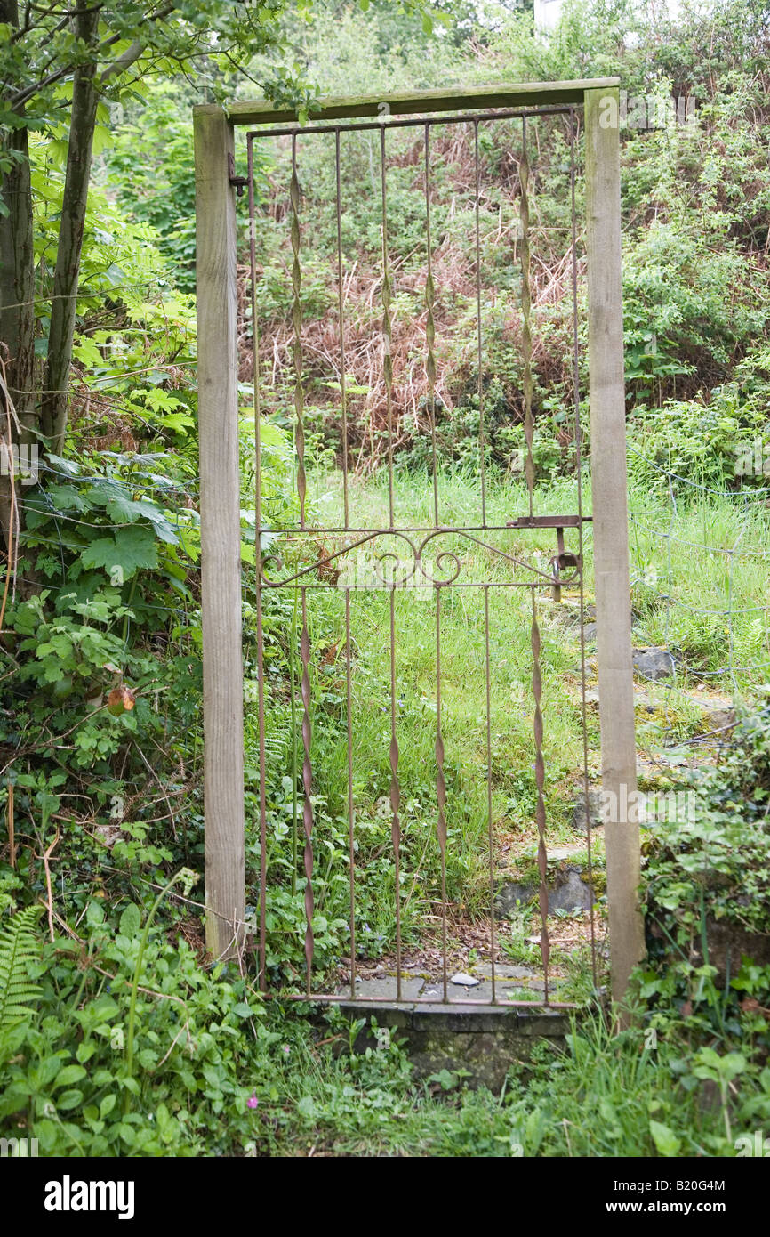 Porte dans la forêt Photo Stock - Alamy
