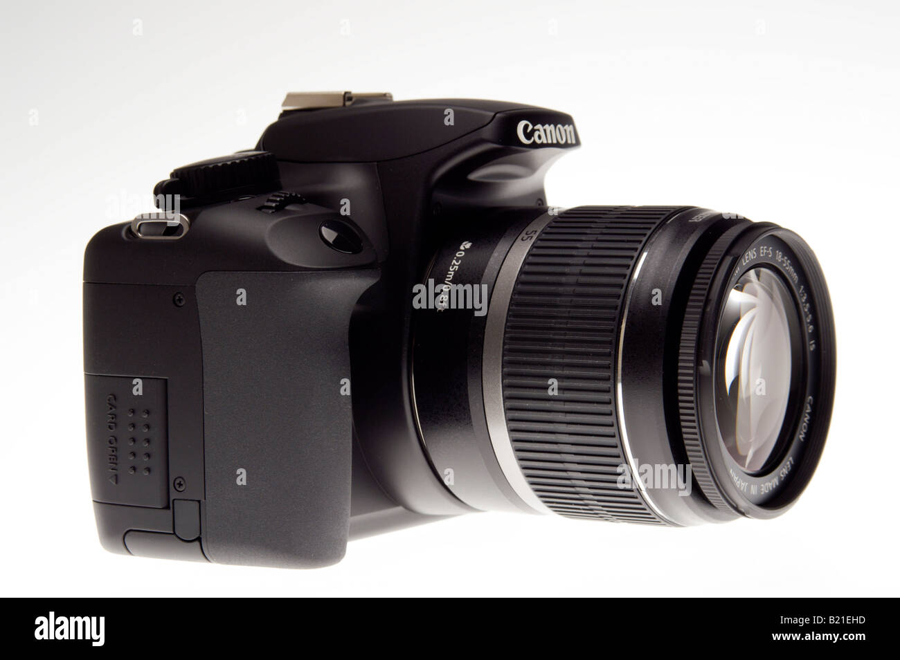 Canon EOS 1000D appareil photo reflex numérique Juillet 2008 Lancement de  produit tourné avec 18-55 mm est libre de stabiliser lens Photo Stock -  Alamy