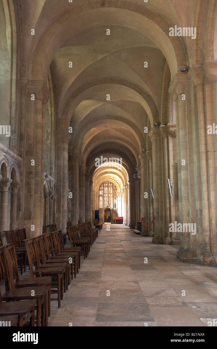 L'intérieur de la cathédrale de Norwich, UK Banque D'Images