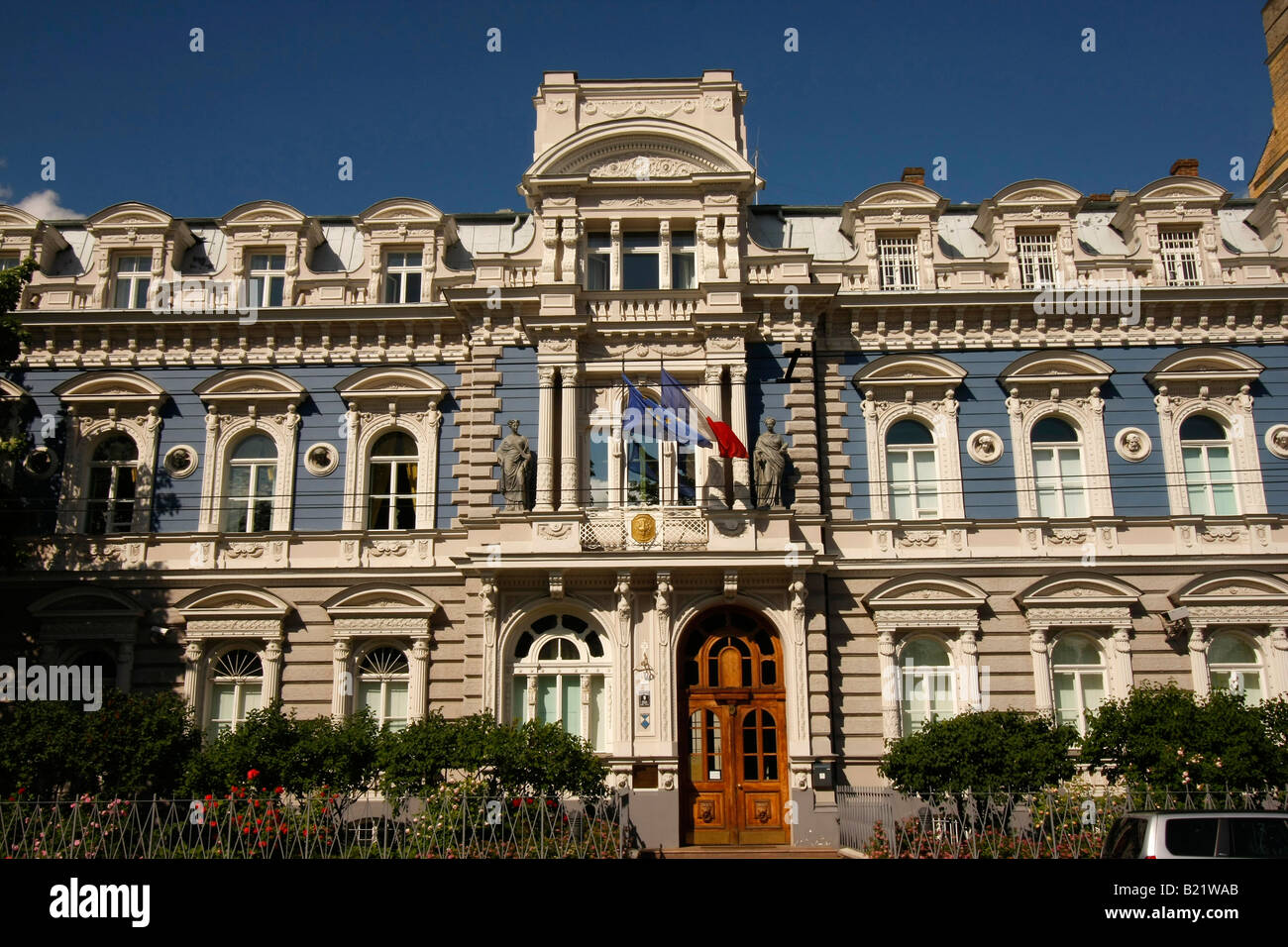 Ambassade de France à Riga Lettonie Pays Baltes Banque D'Images