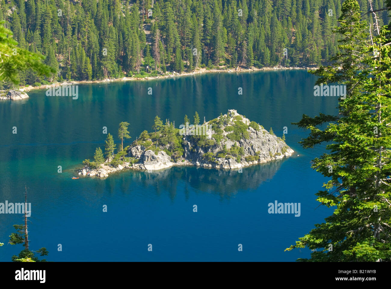 Fannette island Emerald Bay Lake Tahoe Nevada Californie Banque D'Images