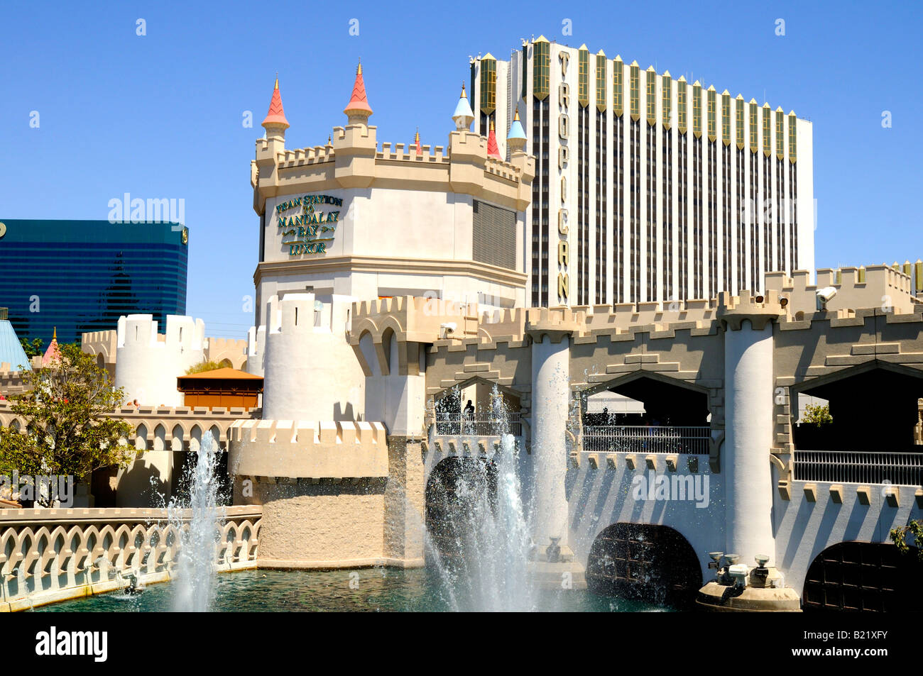 Excalibur Hotel and Casino à Las Vegas au Nevada Banque D'Images