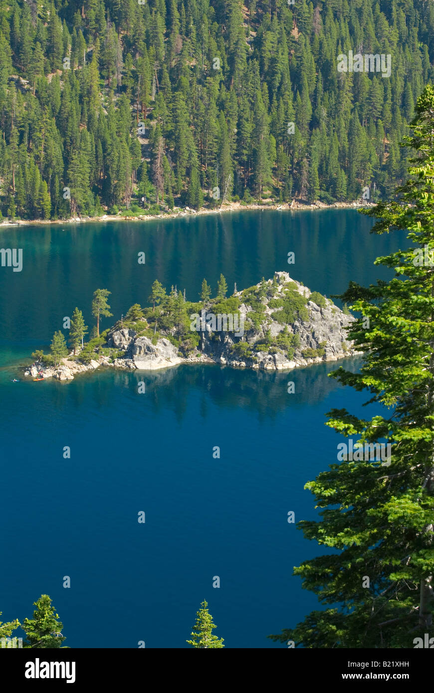 Fannette island Emerald Bay Lake Tahoe Nevada Californie Banque D'Images