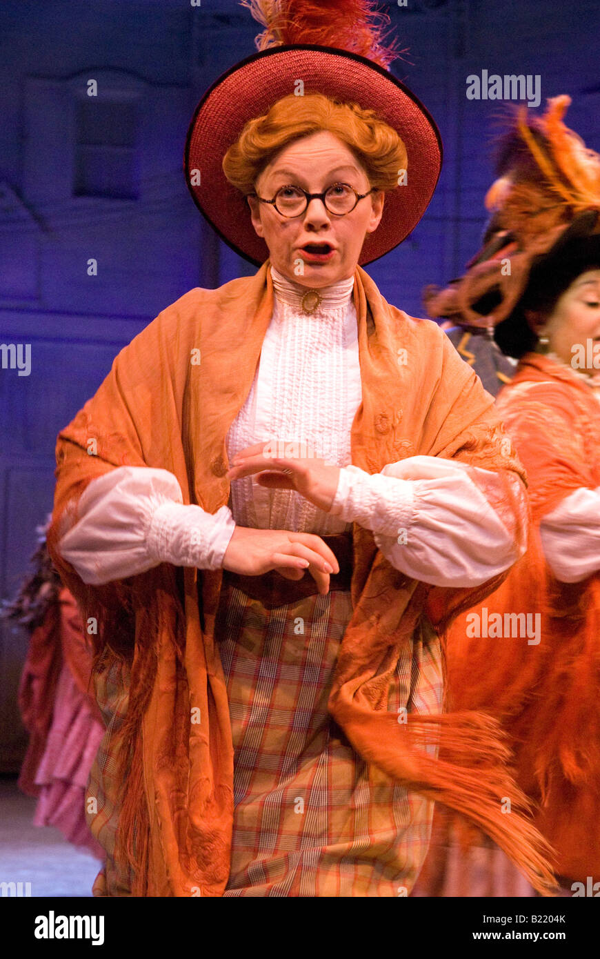 Scène de The Music Man Chichester Festival Theatre Juillet 2008 Banque D'Images