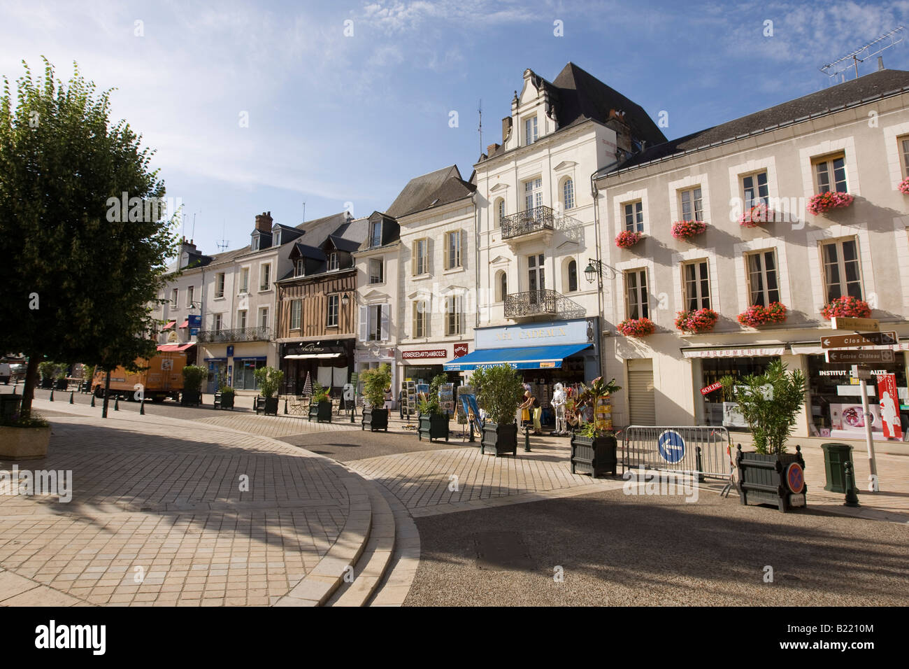 Rue du Chateau d'Amboise France 26 Juin 2008 Banque D'Images