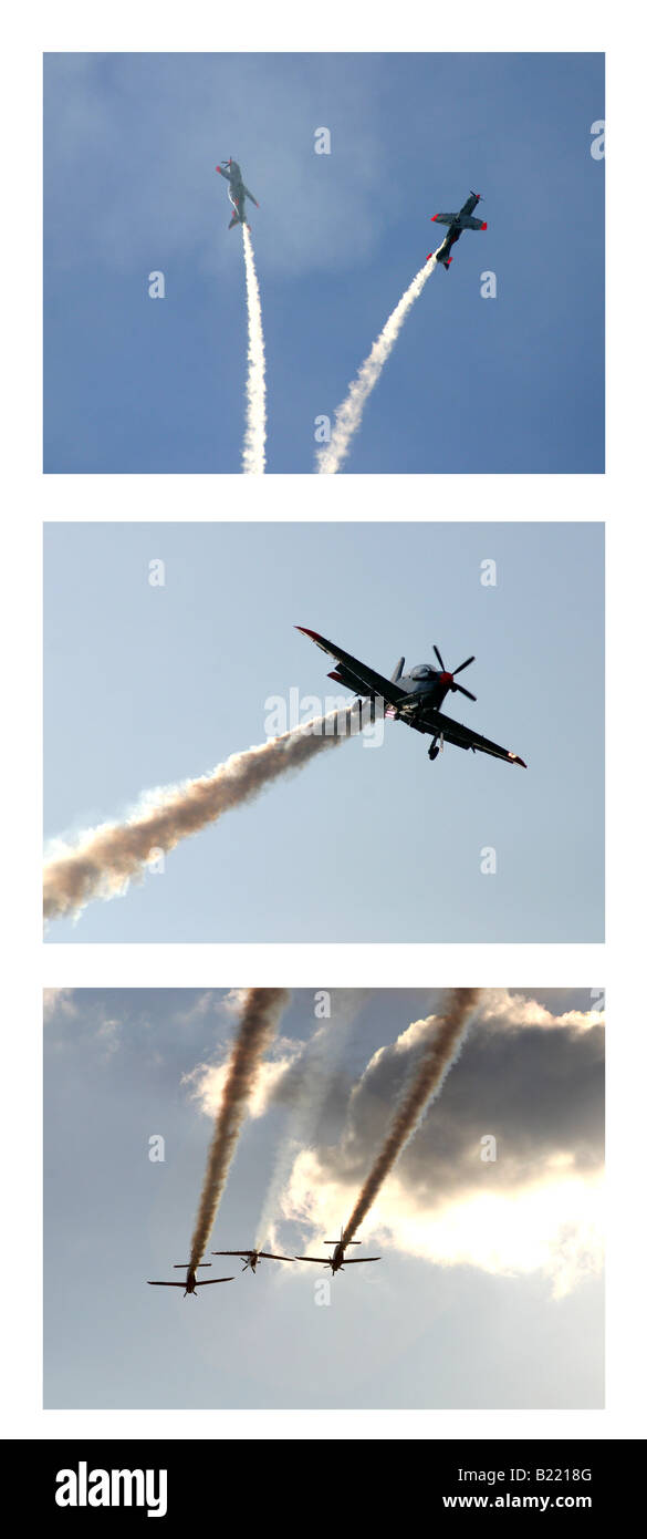 Air show mix photos Banque D'Images