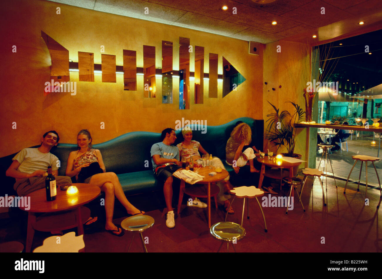 Rita barre bleue dans le Raval Barcelone Catalogne Espagne Banque D'Images
