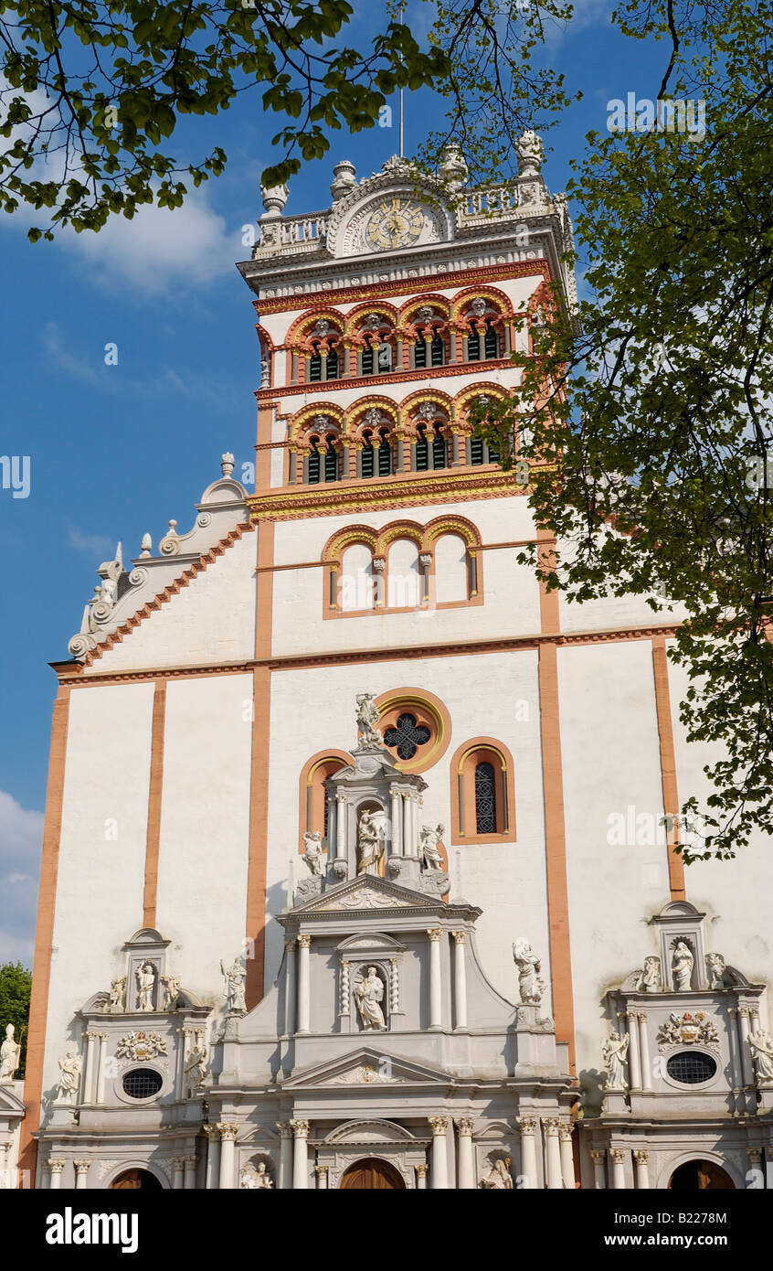 L'Abbaye Bénédictine St Matthias, Trèves, Allemagne, Europe Banque D'Images