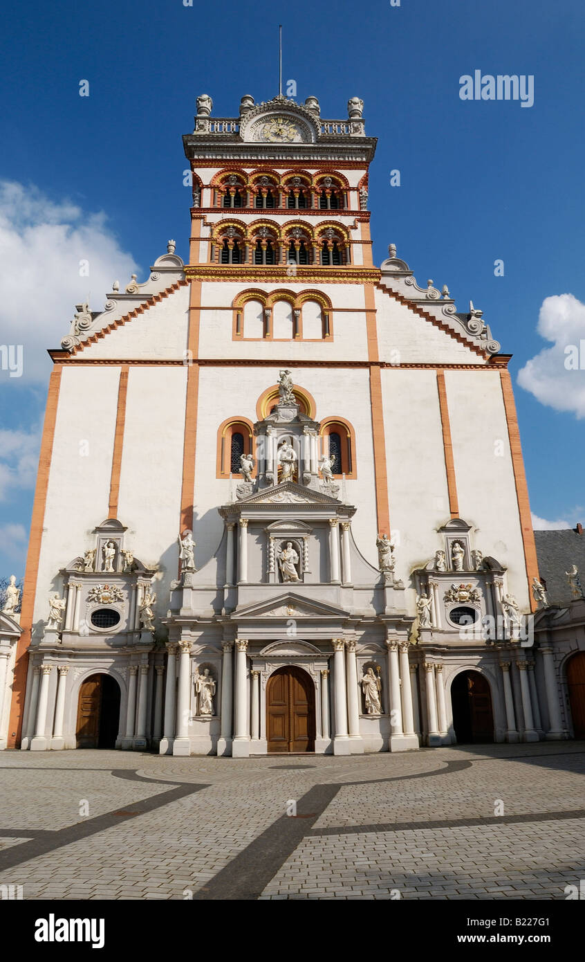 L'Abbaye Bénédictine St Matthias, Trèves, Allemagne, Europe Banque D'Images
