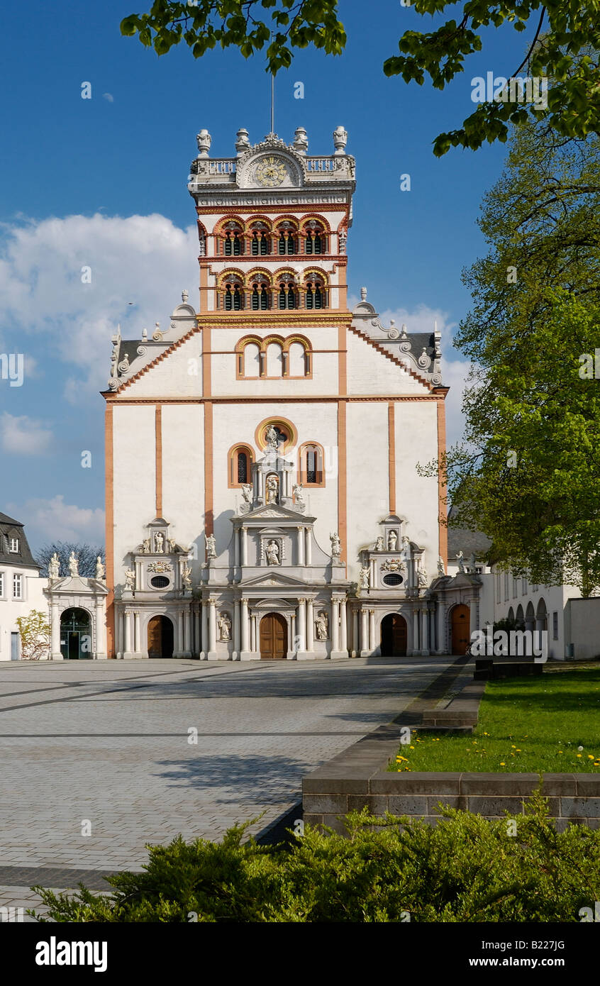 L'Abbaye Bénédictine St Matthias, Trèves, Allemagne, Europe Banque D'Images