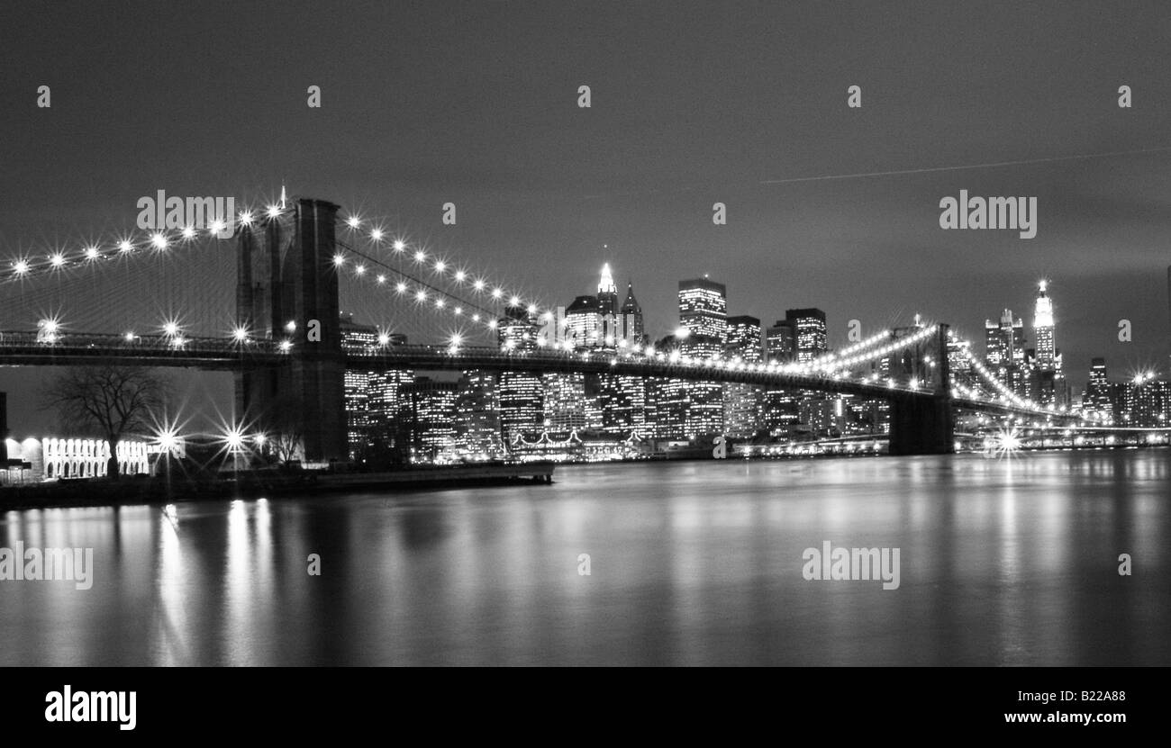 Destinations de voyage new york city Banque d'images noir et blanc - Alamy