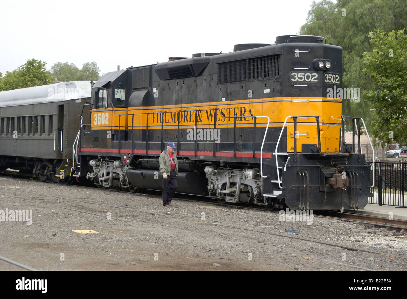 Fillmore Western RR Fillmore CA 0706176299 Banque D'Images