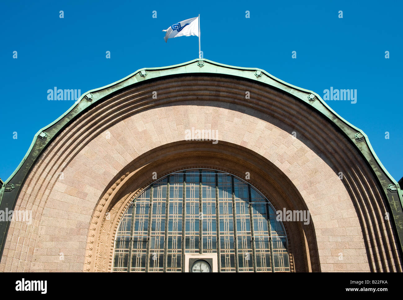La gare centrale d'Helsinki, Helsinki, Finlande Banque D'Images