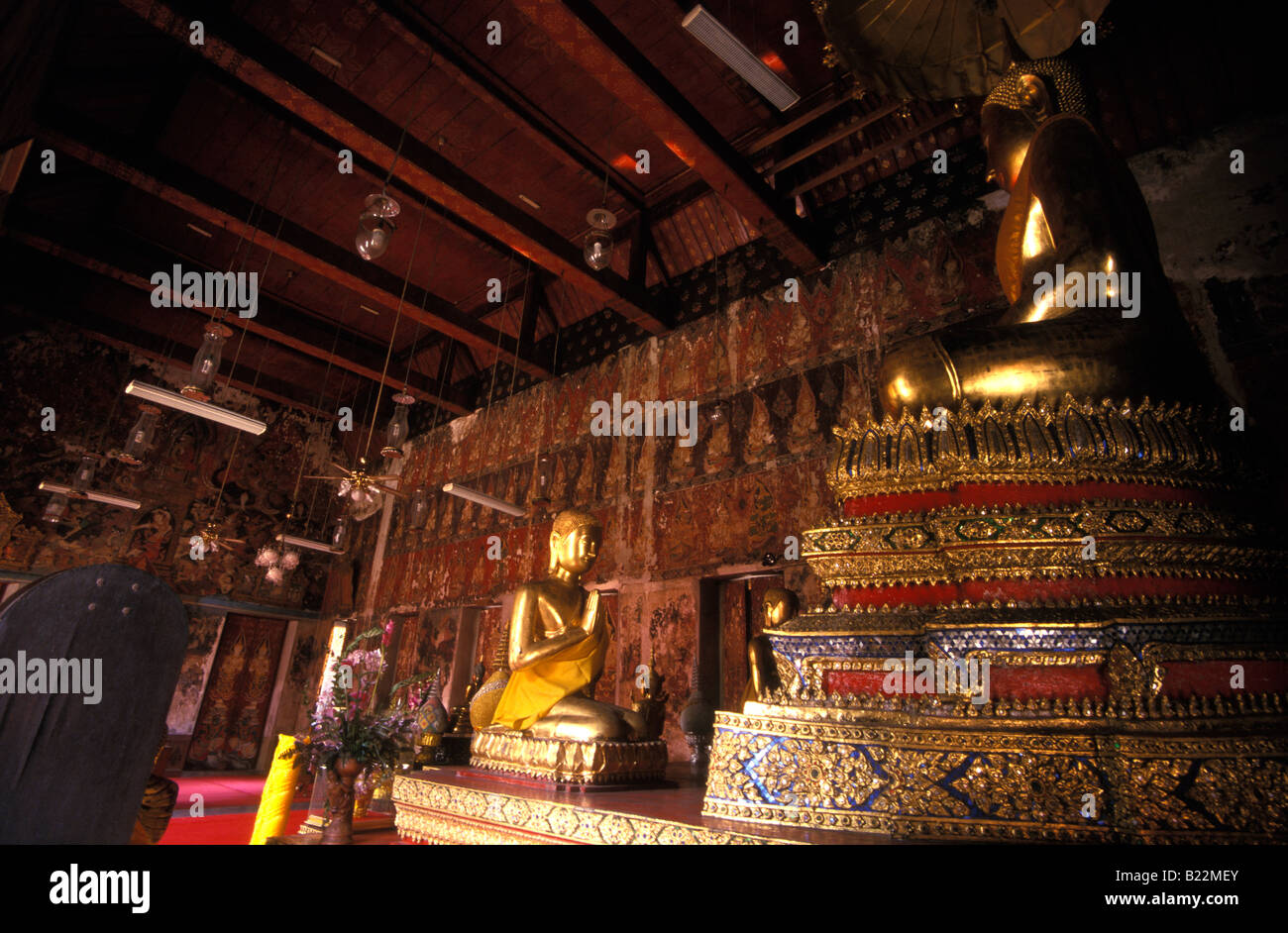Wat dusidaram thonburi Bangkok Thaïlande Banque D'Images