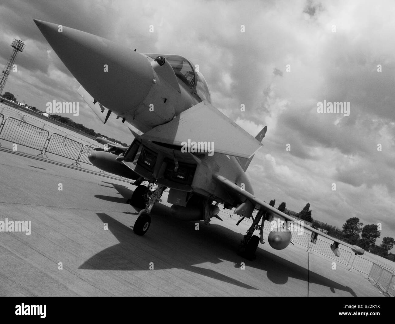 Eurofighter Typhoon, multinational bi-moteur, aile delta canard, chasseur multirôle, agile, Chasseur de chiens, combat, Royal air force, Italian air force UK Banque D'Images