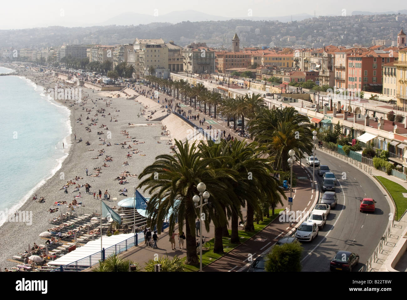 Ville de Nice en France Banque D'Images