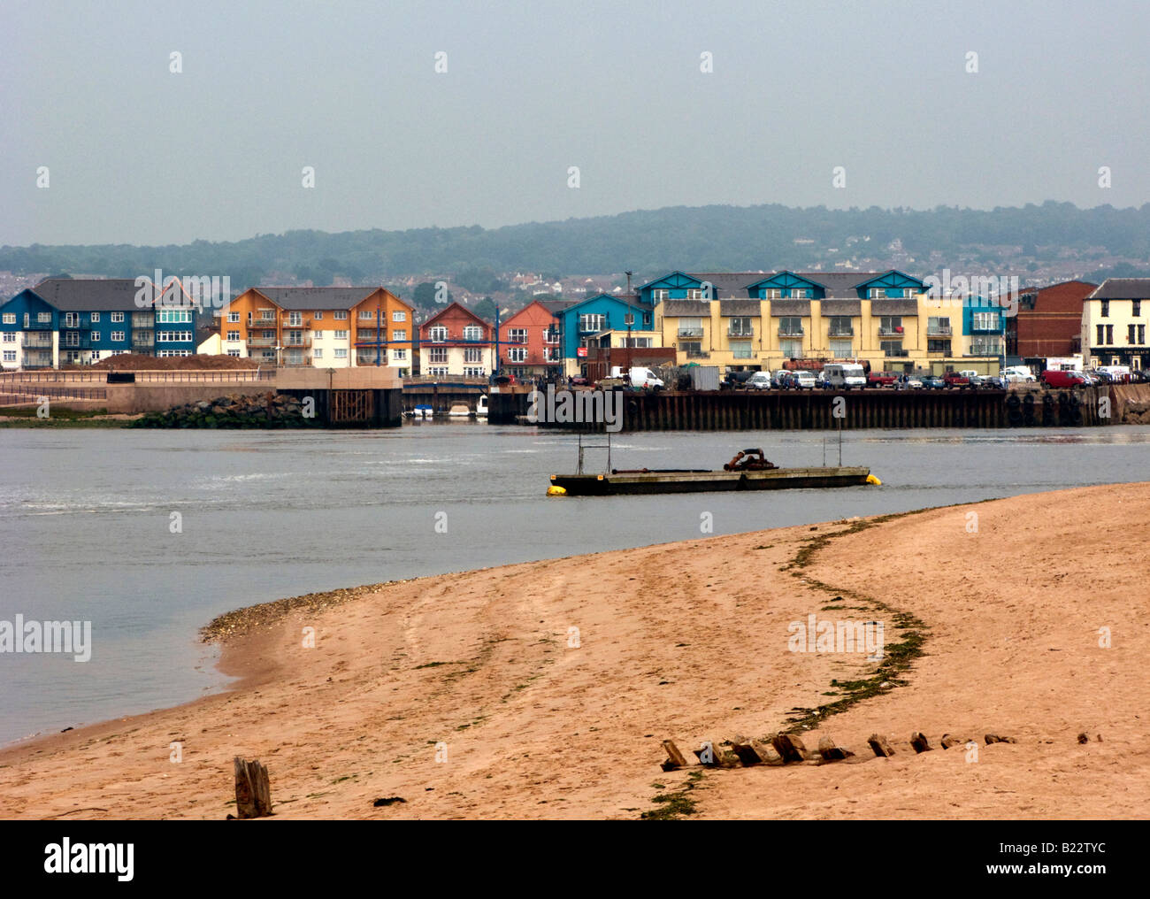 Exmouth de Dawlish Warren réserve naturelle, dans le sud du Devon, UK Banque D'Images