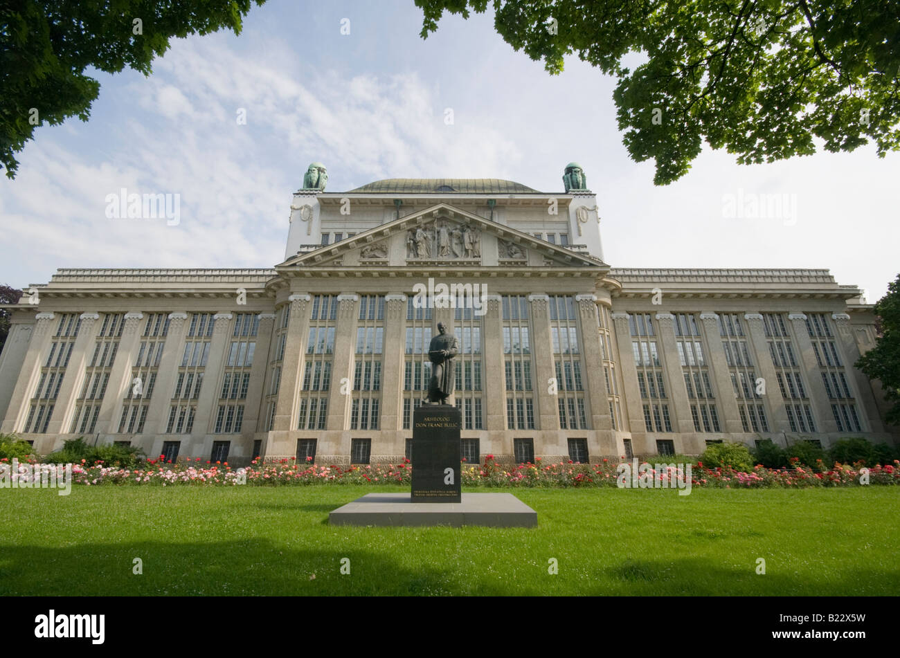 Archives de l'État croate Zagreb Banque D'Images