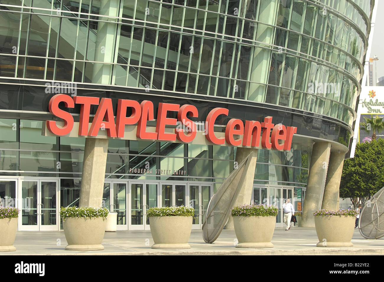 Le Staples Center de Los Angeles California USA Banque D'Images