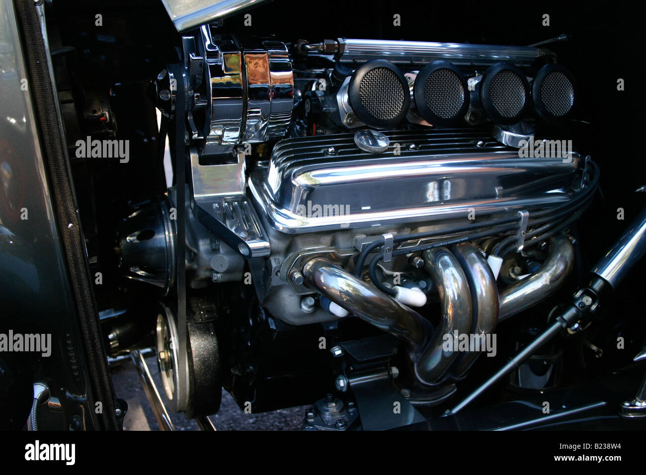 Moteur de voiture de muscle Banque de photographies et d’images à haute ...
