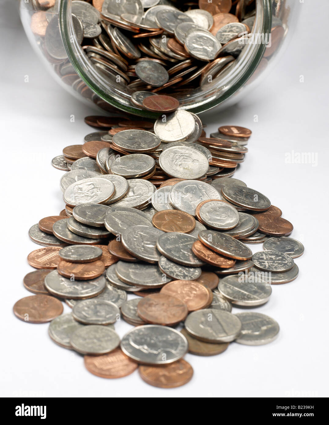 Changement de pot Banque D'Images