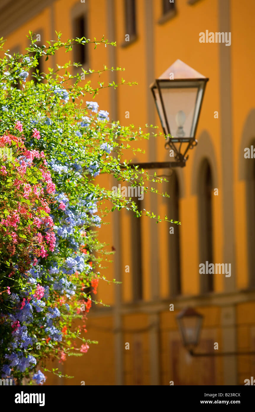 Dans la rue San Miniato Toscane Banque D'Images