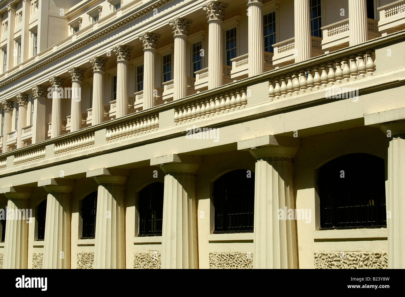 L'architecture victorienne de Londres. Carlton House Banque D'Images