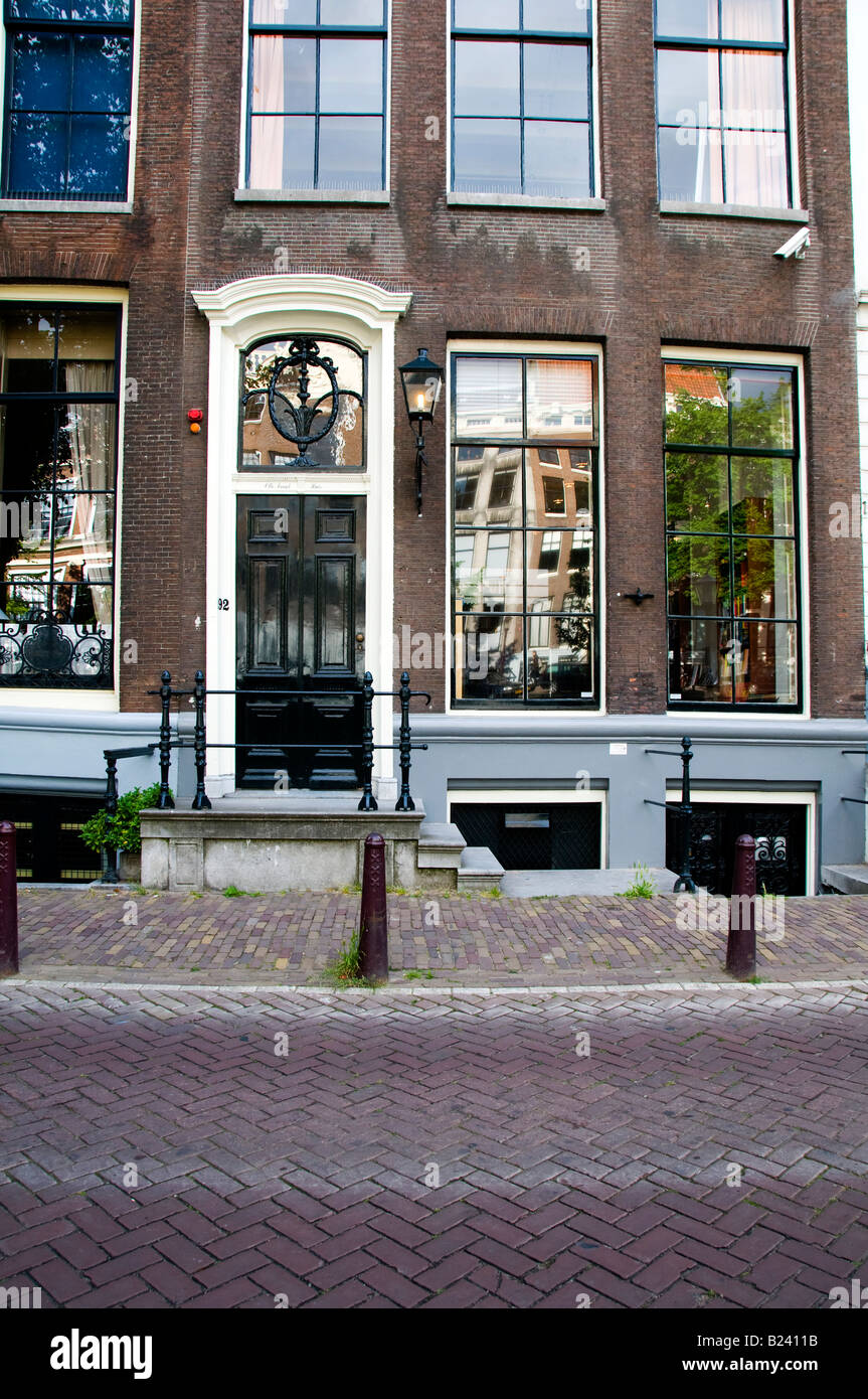 L'otto frank maison où sa famille et sa fille Anne Frank cachés des Nazis à Amsterdam pendant la seconde guerre mondiale Banque D'Images