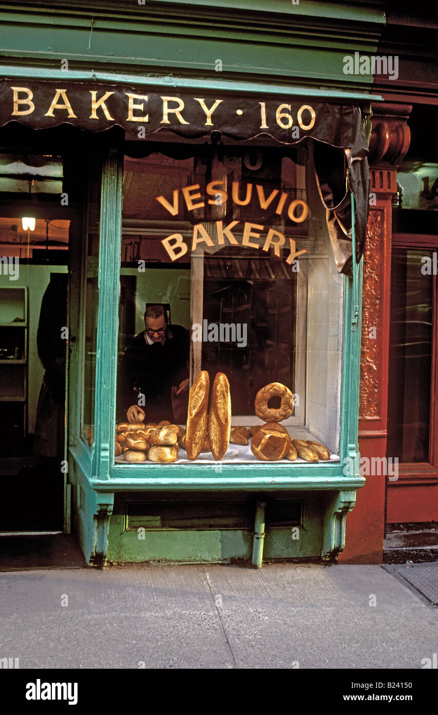 Vesuvio Bakery Italian Bread Store avec vitrine Prince Street SoHo