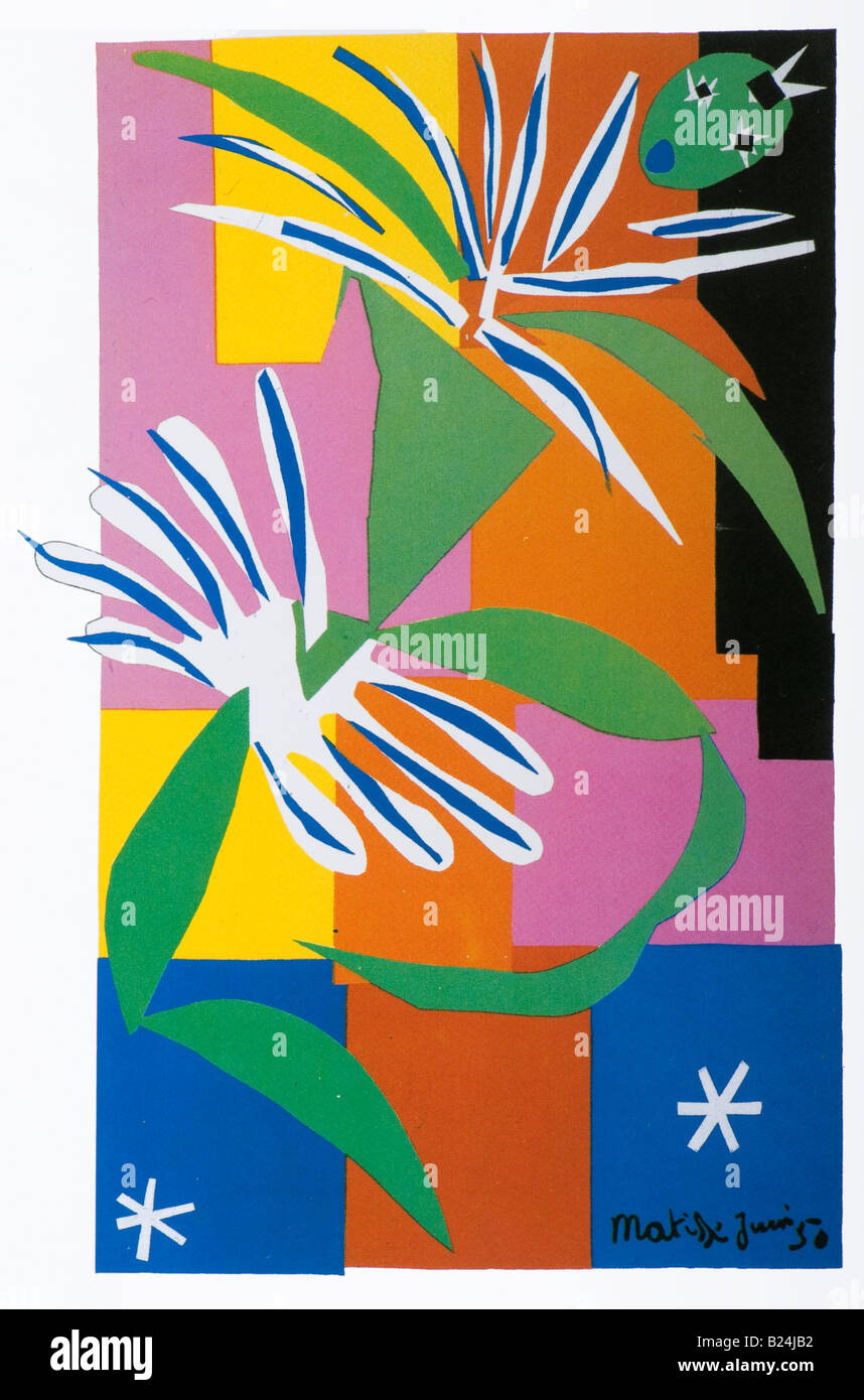 Danseuse créole par Henri Matisse 1950 Banque D'Images
