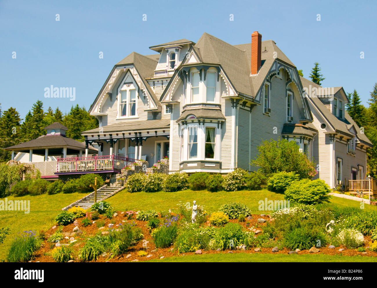 Canada Nouveau-Brunswick St. Martins Country Inn Village de St Martins Banque D'Images