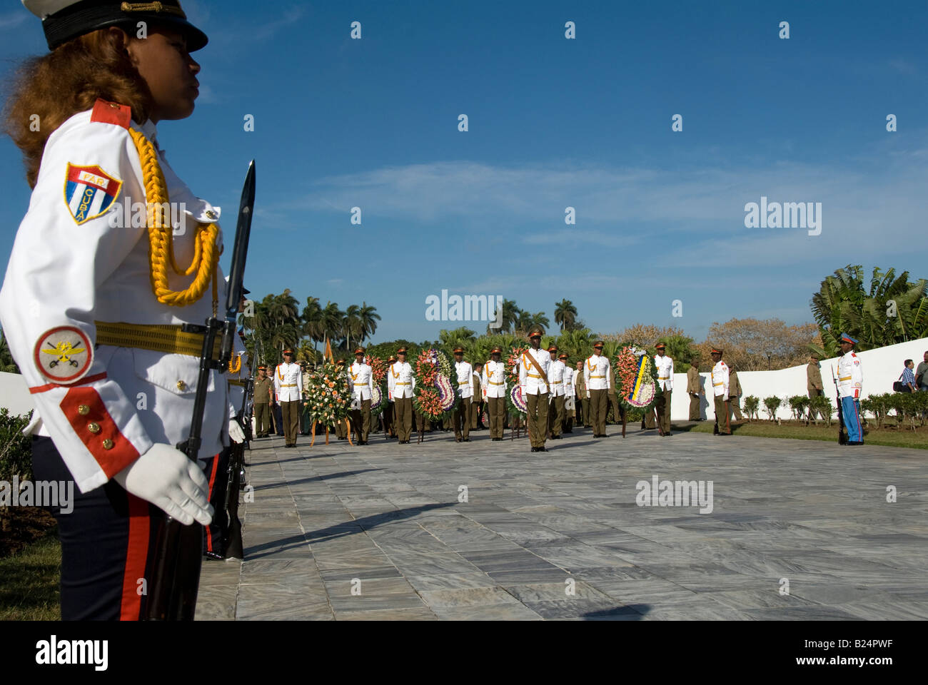 Parade militaire de Cuba Banque D'Images