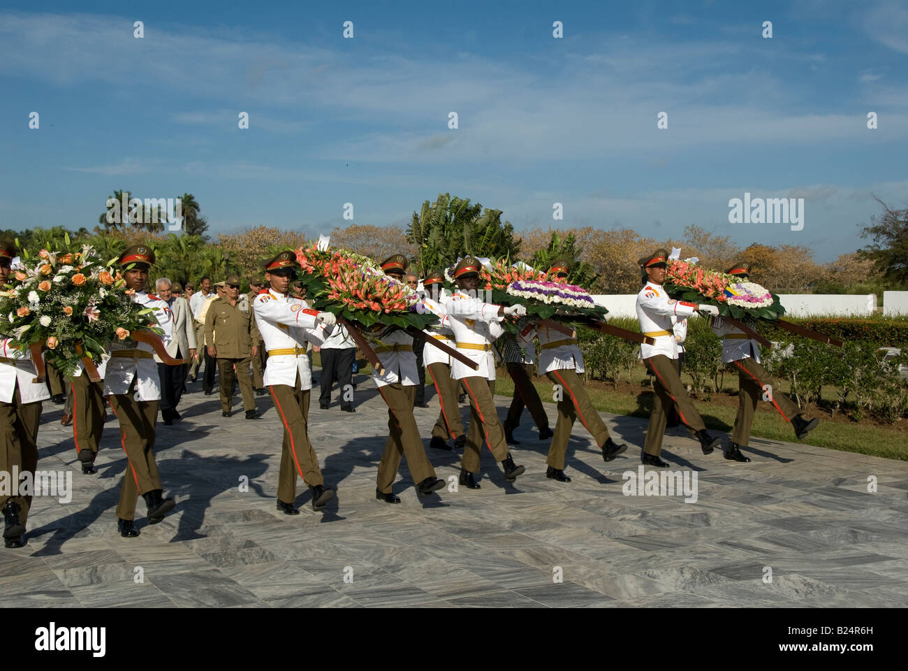 Parade militaire de Cuba Banque D'Images