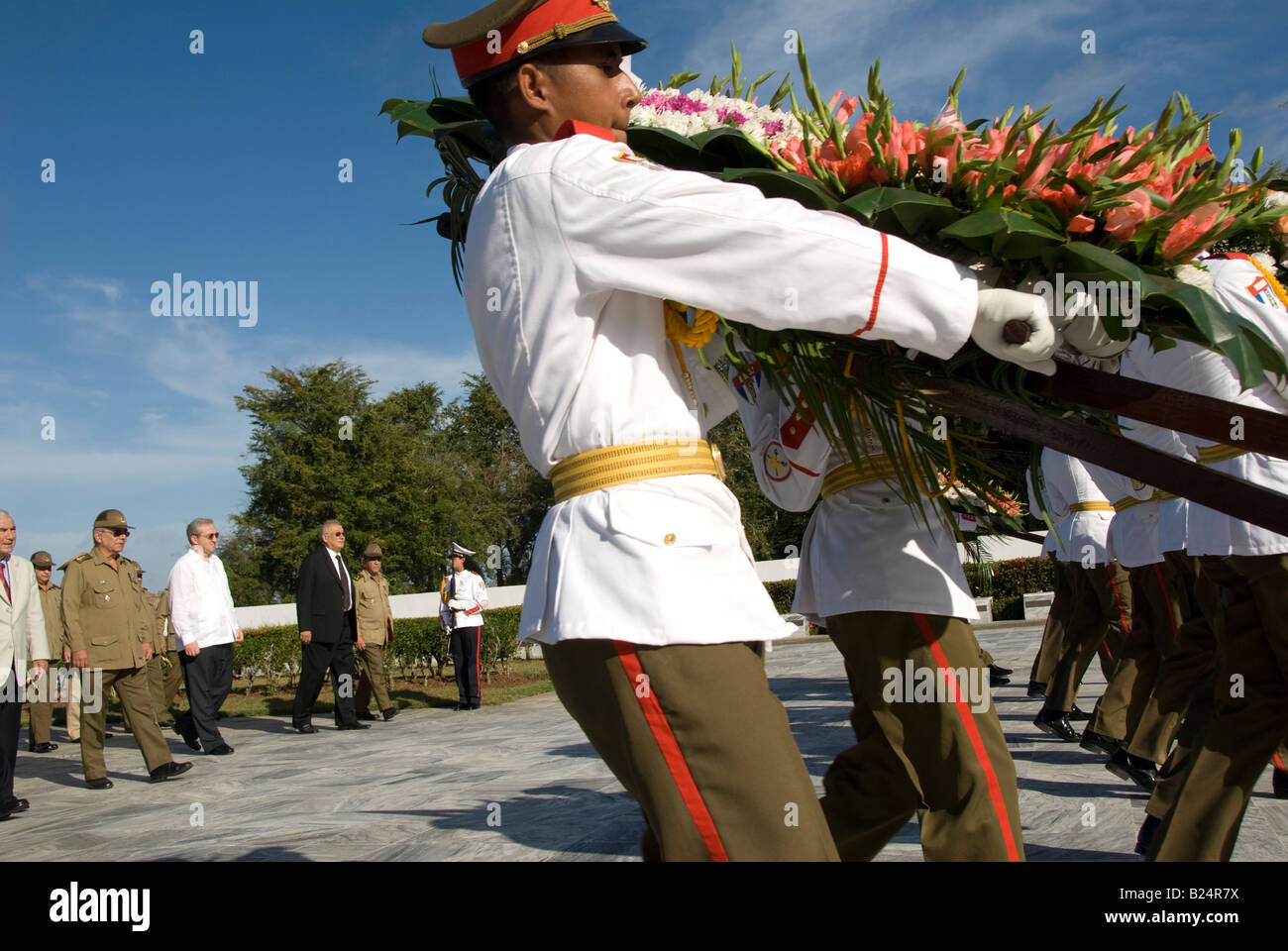Parade militaire de Cuba Banque D'Images