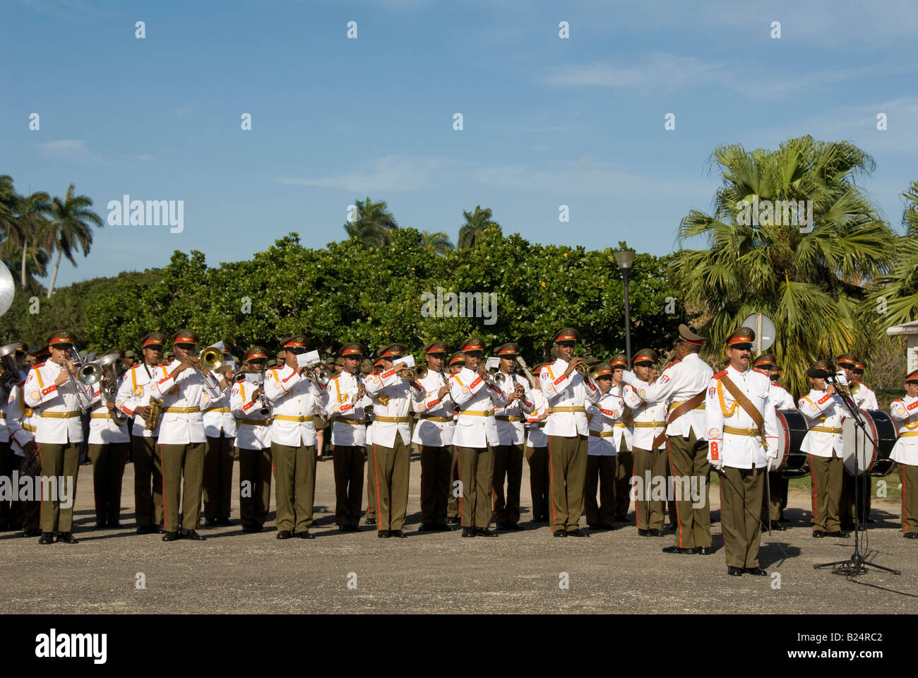 Parade militaire de Cuba Banque D'Images