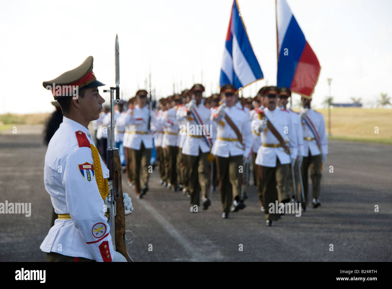 Parade militaire de Cuba Banque D'Images