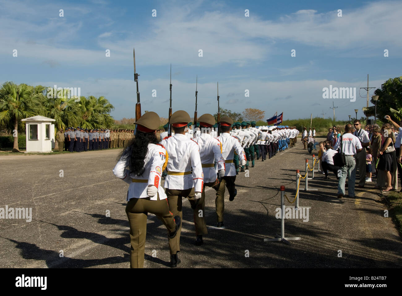 Parade militaire de Cuba Banque D'Images
