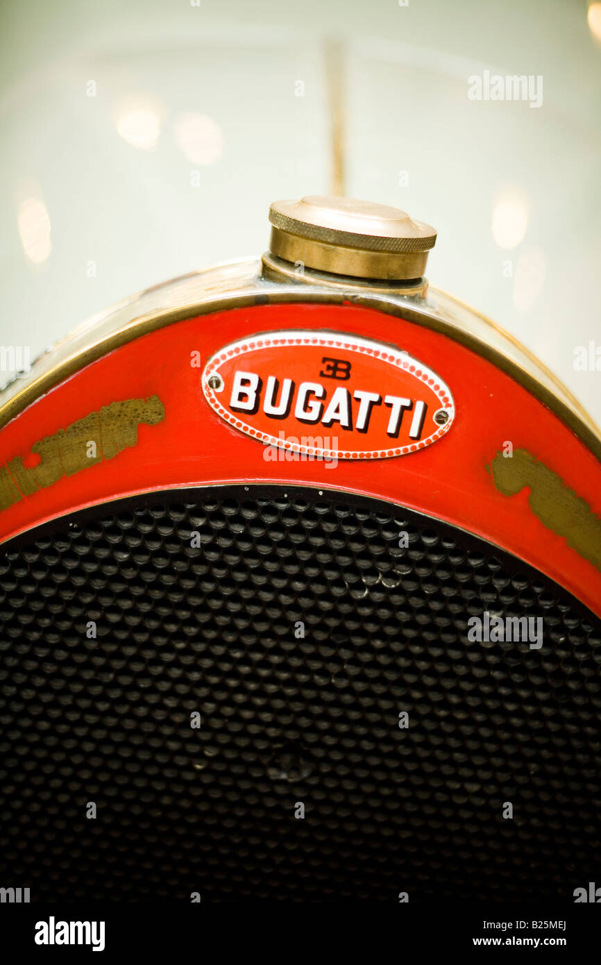 Badge de radiateur Bugatti Banque D'Images