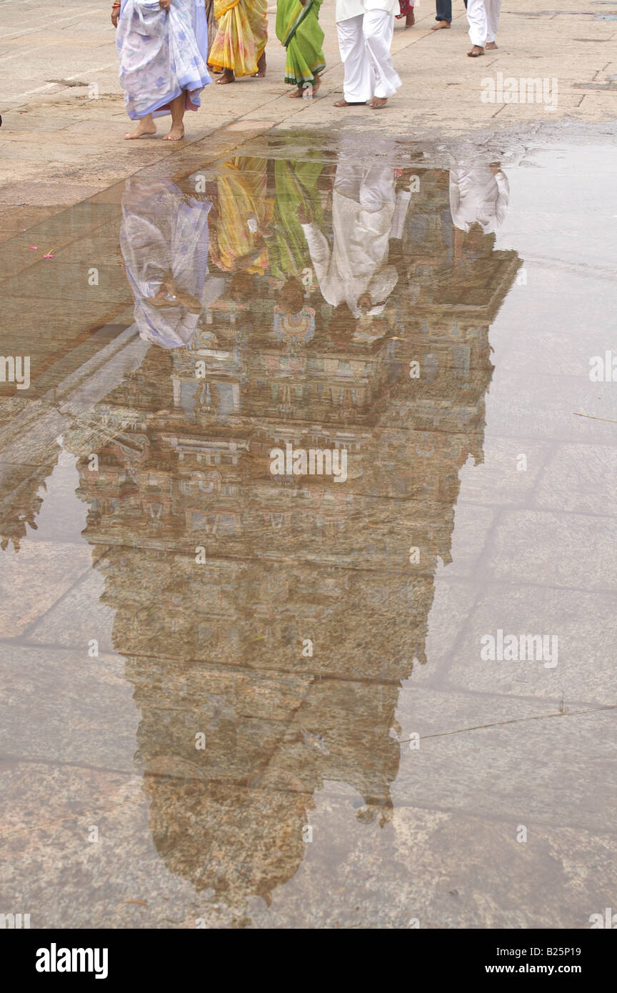 Temple Sri Meenakshi, Madurai, Tamil Nadu, Inde Banque D'Images